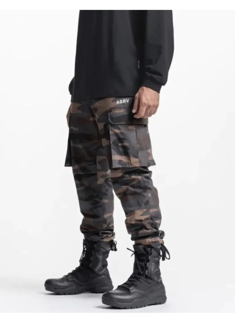 ASRV Men’s Brown & green Camo Cargo Pants